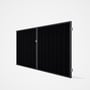 Good Neighbour® Superdek® Double Gate Standard .32 BMT 1.8m High Sheet: Gun Metal Grey, Frame: Grani