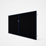 Good Neighbour® Superdek® Double Gate Standard .32 BMT 1.8m High Sheet: Gun Metal Grey, Frame: Mount