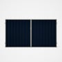 Good Neighbour® Superdek® Double Gate Standard .32 BMT 1.8m High Sheet: Mountain Blue, Frame: Birch