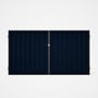 Good Neighbour® Superdek® Double Gate Standard .32 BMT 1.8m High Sheet: Mountain Blue, Frame: Ebony