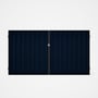 Good Neighbour® Superdek® Double Gate Standard .32 BMT 1.8m High Sheet: Mountain Blue, Frame: Gun Me