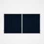 Good Neighbour® Superdek® Double Gate Standard .32 BMT 1.8m High Sheet: Mountain Blue, Frame: Off Wh
