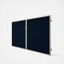 Good Neighbour® Superdek® Double Gate Standard .32 BMT 1.8m High Sheet: Mountain Blue, Frame: Off Wh