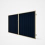 Good Neighbour® Superdek® Double Gate Standard .32 BMT 1.8m High Sheet: Mountain Blue, Frame: Primro