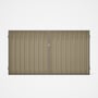 Good Neighbour® Superdek® Double Gate Standard .32 BMT 1.8m High Sheet: Merino, Frame: Beige