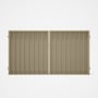 Good Neighbour® Superdek® Double Gate Standard .32 BMT 1.8m High Sheet: Merino, Frame: Primrose