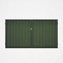 Good Neighbour® Superdek® Double Gate Standard .32 BMT 1.8m High Sheet: Mist Green, Frame: Ebony