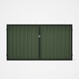 Good Neighbour® Superdek® Double Gate Standard .32 BMT 1.8m High Sheet: Mist Green, Frame: Gun Metal
