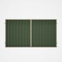 Good Neighbour® Superdek® Double Gate Standard .32 BMT 1.8m High Sheet: Mist Green, Frame: Merino