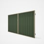 Good Neighbour® Superdek® Double Gate Standard .32 BMT 1.8m High Sheet: Mist Green, Frame: Merino