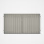 Good Neighbour® Superdek® Double Gate Standard .32 BMT 1.8m High Sheet: Off White, Frame: Birch