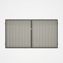 Good Neighbour® Superdek® Double Gate Standard .32 BMT 1.8m High Sheet: Off White, Frame: Banyan Bro
