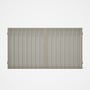Good Neighbour® Superdek® Double Gate Standard .32 BMT 1.8m High Sheet: Off White, Frame: Merino
