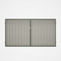 Good Neighbour® Superdek® Double Gate Standard .32 BMT 1.8m High Sheet: Off White, Frame: Mist Green