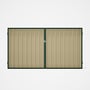 Good Neighbour® Superdek® Double Gate Standard .32 BMT 1.8m High Sheet: Primrose, Frame: Caulfield G