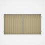 Good Neighbour® Superdek® Double Gate Standard .32 BMT 1.8m High Sheet: Primrose, Frame: Gull Grey