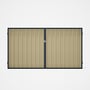 Good Neighbour® Superdek® Double Gate Standard .32 BMT 1.8m High Sheet: Primrose, Frame: Mountain Bl