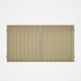 Good Neighbour® Superdek® Double Gate Standard .32 BMT 1.8m High Sheet: Primrose, Frame: Merino