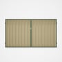 Good Neighbour® Superdek® Double Gate Standard .32 BMT 1.8m High Sheet: Primrose, Frame: Mist Green