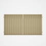Good Neighbour® Superdek® Double Gate Standard .32 BMT 1.8m High Sheet: Primrose, Frame: Primrose