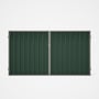Good Neighbour® Superdek® Double Gate Standard .32 BMT 1.8m High Sheet: Rivergum, Frame: Birch