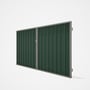 Good Neighbour® Superdek® Double Gate Standard .32 BMT 1.8m High Sheet: Rivergum, Frame: Birch