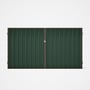 Good Neighbour® Superdek® Double Gate Standard .32 BMT 1.8m High Sheet: Rivergum, Frame: Banyan Brow