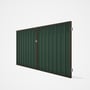Good Neighbour® Superdek® Double Gate Standard .32 BMT 1.8m High Sheet: Rivergum, Frame: Banyan Brow