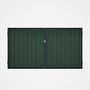 Good Neighbour® Superdek® Double Gate Standard .32 BMT 1.8m High Sheet: Rivergum, Frame: Dark Stone