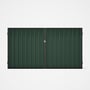 Good Neighbour® Superdek® Double Gate Standard .32 BMT 1.8m High Sheet: Rivergum, Frame: Ebony