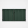 Good Neighbour® Superdek® Double Gate Standard .32 BMT 1.8m High Sheet: Rivergum, Frame: Granite