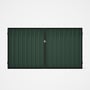 Good Neighbour® Superdek® Double Gate Standard .32 BMT 1.8m High Sheet: Rivergum, Frame: Gun Metal G