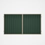 Good Neighbour® Superdek® Double Gate Standard .32 BMT 1.8m High Sheet: Rivergum, Frame: Merino