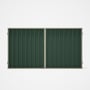 Good Neighbour® Superdek® Double Gate Standard .32 BMT 1.8m High Sheet: Rivergum, Frame: Moss Vale S