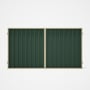 Good Neighbour® Superdek® Double Gate Standard .32 BMT 1.8m High Sheet: Rivergum, Frame: Primrose