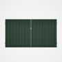 Good Neighbour® Superdek® Double Gate Standard .32 BMT 1.8m High Sheet: Rivergum, Frame: Rivergum