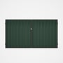Good Neighbour® Superdek® Double Gate Standard .32 BMT 1.8m High Sheet: Rivergum, Frame: Slate Grey
