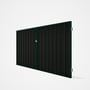 Good Neighbour® Superdek® Double Gate Standard .32 BMT 1.8m High Sheet: Slate Grey, Frame: Caulfield