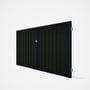 Good Neighbour® Superdek® Double Gate Standard .32 BMT 1.8m High Sheet: Slate Grey, Frame: Dark Ston
