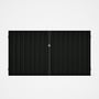 Good Neighbour® Superdek® Double Gate Standard .32 BMT 1.8m High Sheet: Slate Grey, Frame: Gun Metal