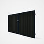 Good Neighbour® Superdek® Double Gate Standard .32 BMT 1.8m High Sheet: Slate Grey, Frame: Mountain 
