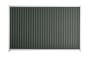Good Neighbour CGI 1500mm High Fence Panel Sheet: Slate Grey, Post/Track: Off White
