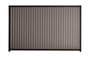 Good Neighbour CGI 1800mm High Fence Panel Sheet: Banyan Brown, Post/Track: Ebony