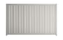 Good Neighbour CGI 1800mm High Fence Panel Sheet: Gull Grey, Post/Track: Gull Grey