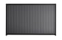 Good Neighbour CGI 1800mm High Fence Panel Sheet: Gun Metal Grey, Post/Track: Ebony