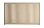 Good Neighbour CGI 1800mm High Fence Panel Sheet: Merino, Post/Track: Beige