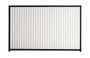 Good Neighbour CGI 1800mm High Fence Panel Sheet: Off White, Post/Track: Ebony