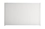 Good Neighbour CGI 1800mm High Fence Panel Sheet: Off White, Post/Track: Off White