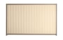 Good Neighbour CGI 1800mm High Fence Panel Sheet: Primrose, Post/Track: Beige