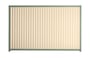 Good Neighbour CGI 1800mm High Fence Panel Sheet: Primrose, Post/Track: Mist Green